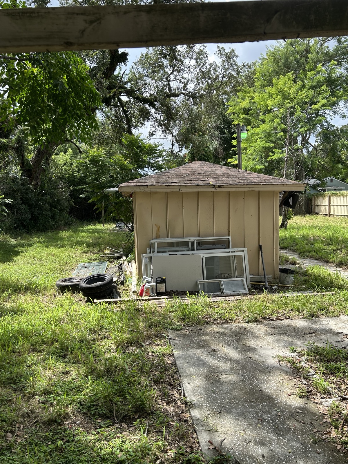 The second structure on the lot