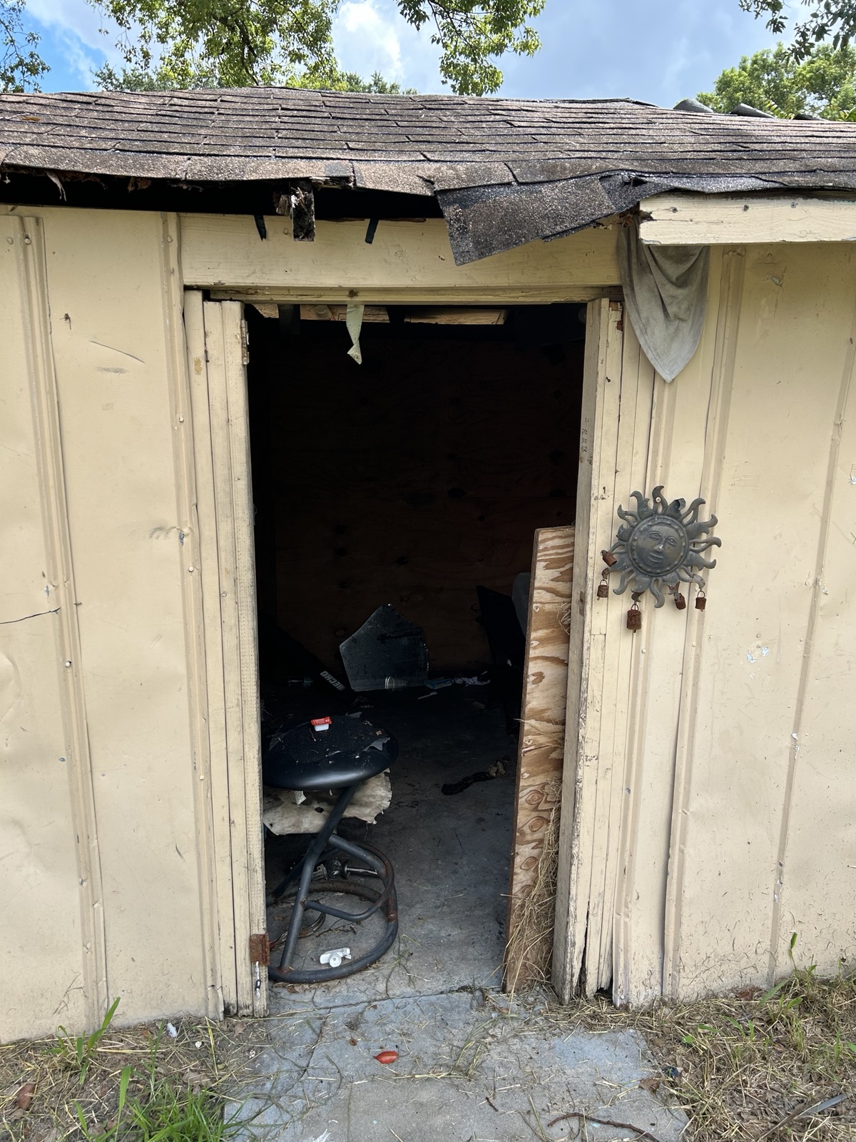 Outbuilding doorway